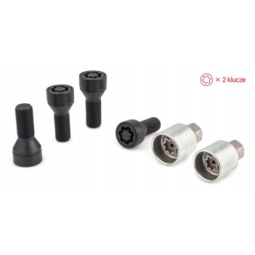 Locking Wheel Bolts M14x1.25x28mm BMW MINI 2