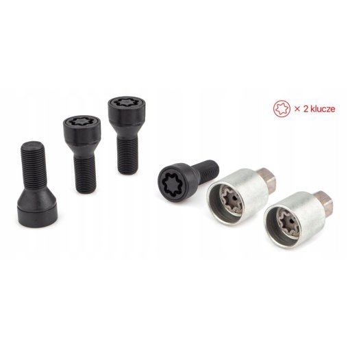 Locking Wheel Bolts M14x1.25x28mm BMW MINI