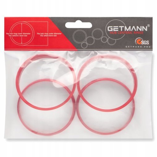 Hub centring rings GETMANN 67.1 x 63.4