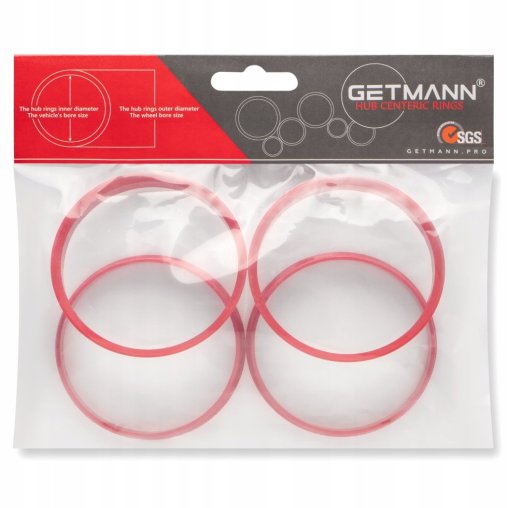 Hub centring rings GETMANN 78.1 x 74.1