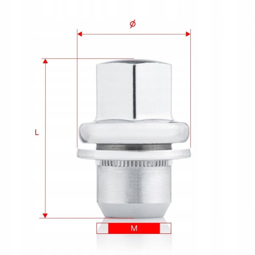 Wheel Nuts M14x1.5x46mm LAND ROVER 2