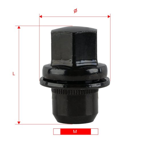 Nakrętka do kół felg M14x1.5x46mm LAND ROVER 2