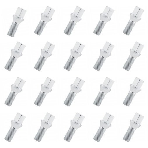 Wheel Bolts M12x1.25x22mm ABARTH ALFA ROMEO FORD FIAT JEEP LANCIA