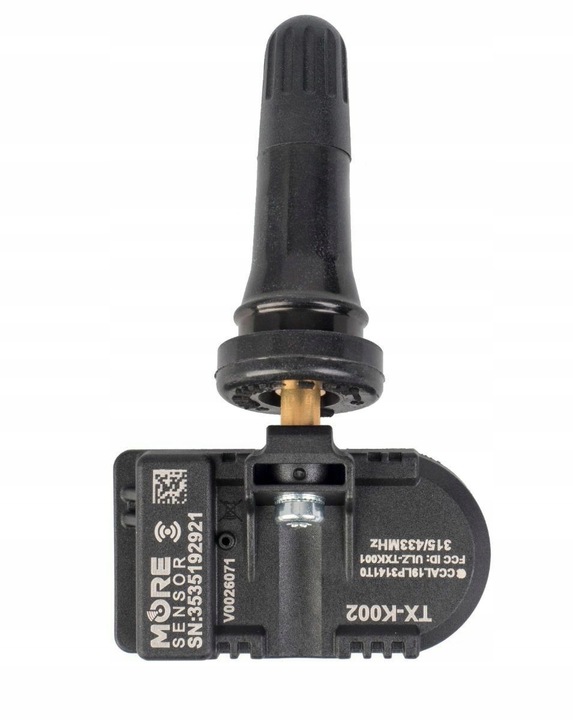 Czujnik TPMS zawór czarny gumowy 1