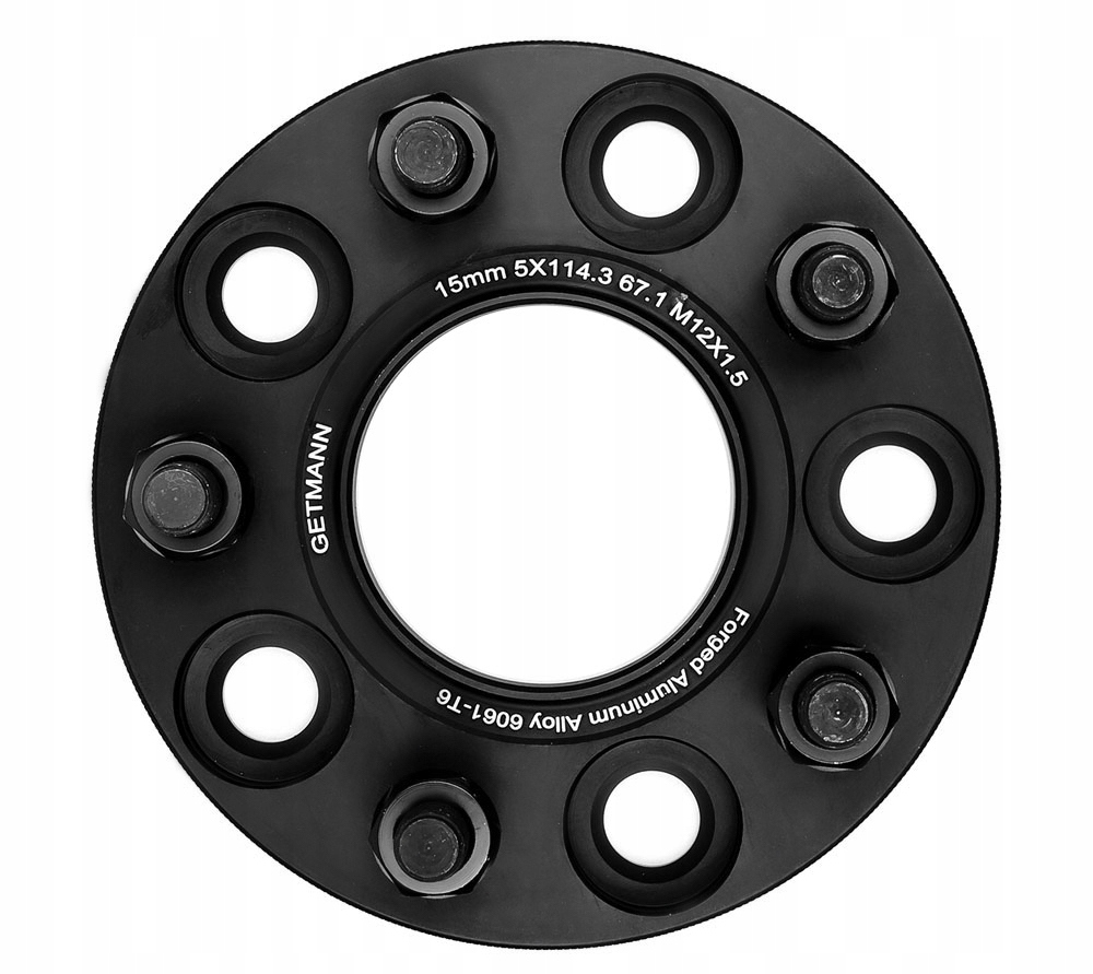 Dystanse przykręcane 15MM 5x114.3 67.1 M12x1.5 HYUNDAI KIA MAZDA MITSUBISHI 4