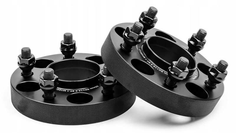 Dystanse przykręcane 25MM 5x114.3 67.1 M12x1.5 DODGE HYUNDAI KIA MAZDA 1