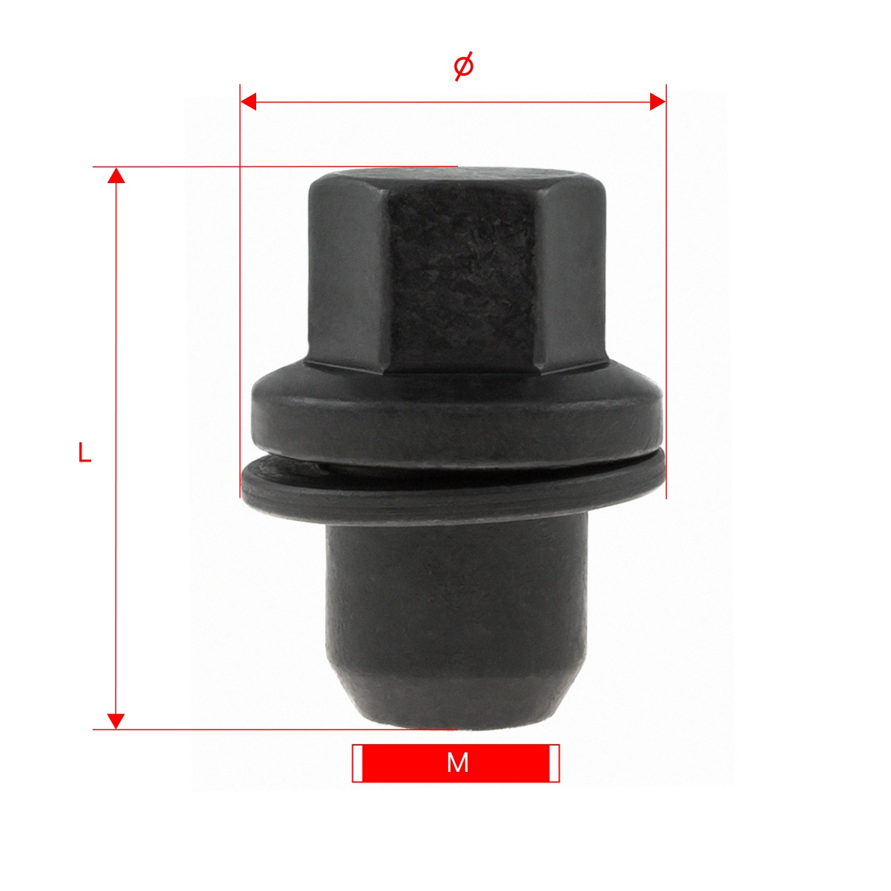 Nakrętka do felg kół M14x1.5x46mm LAND ROVER 1