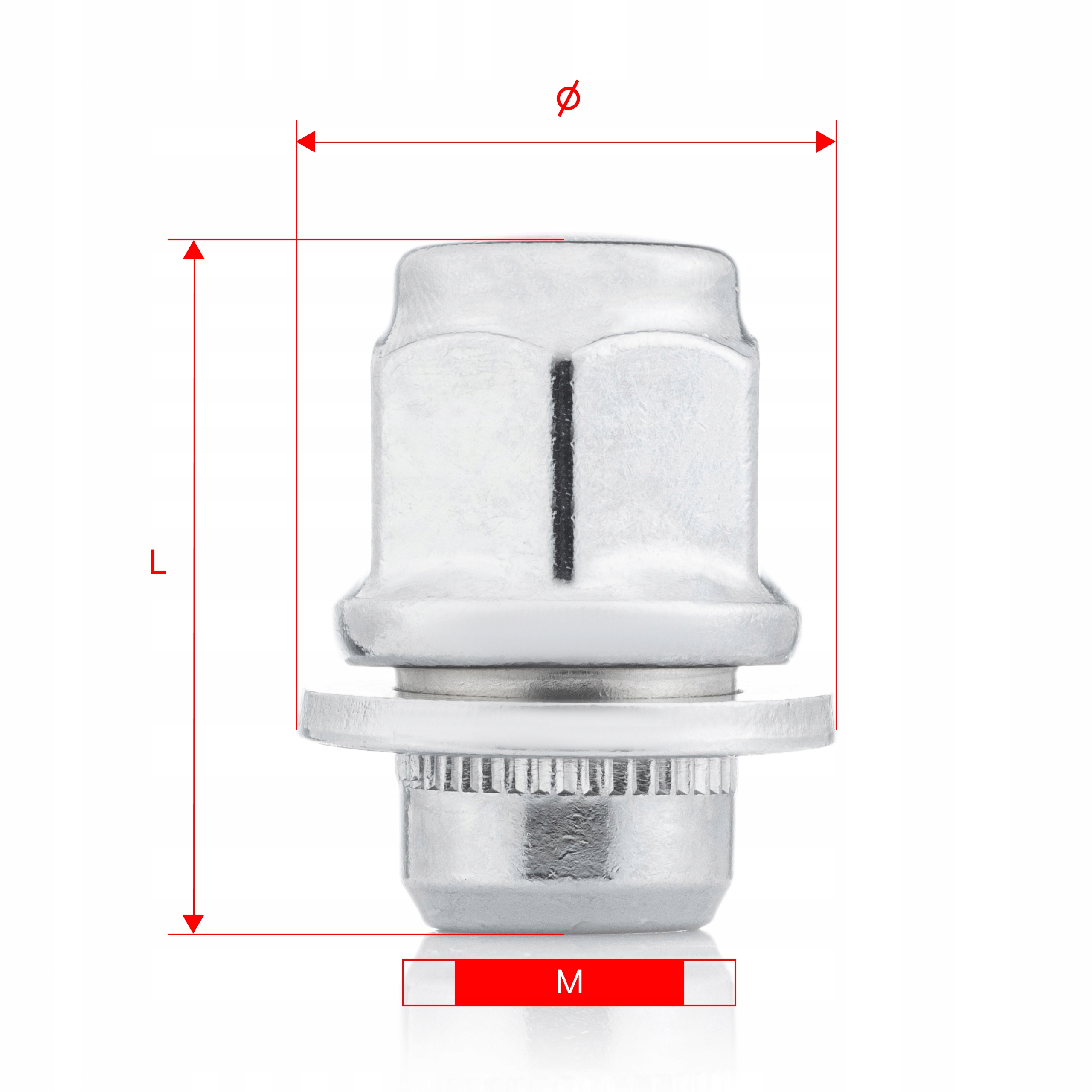 Nakrętki do kół felg M12x1.25x37mm INFINITI NISSAN 1