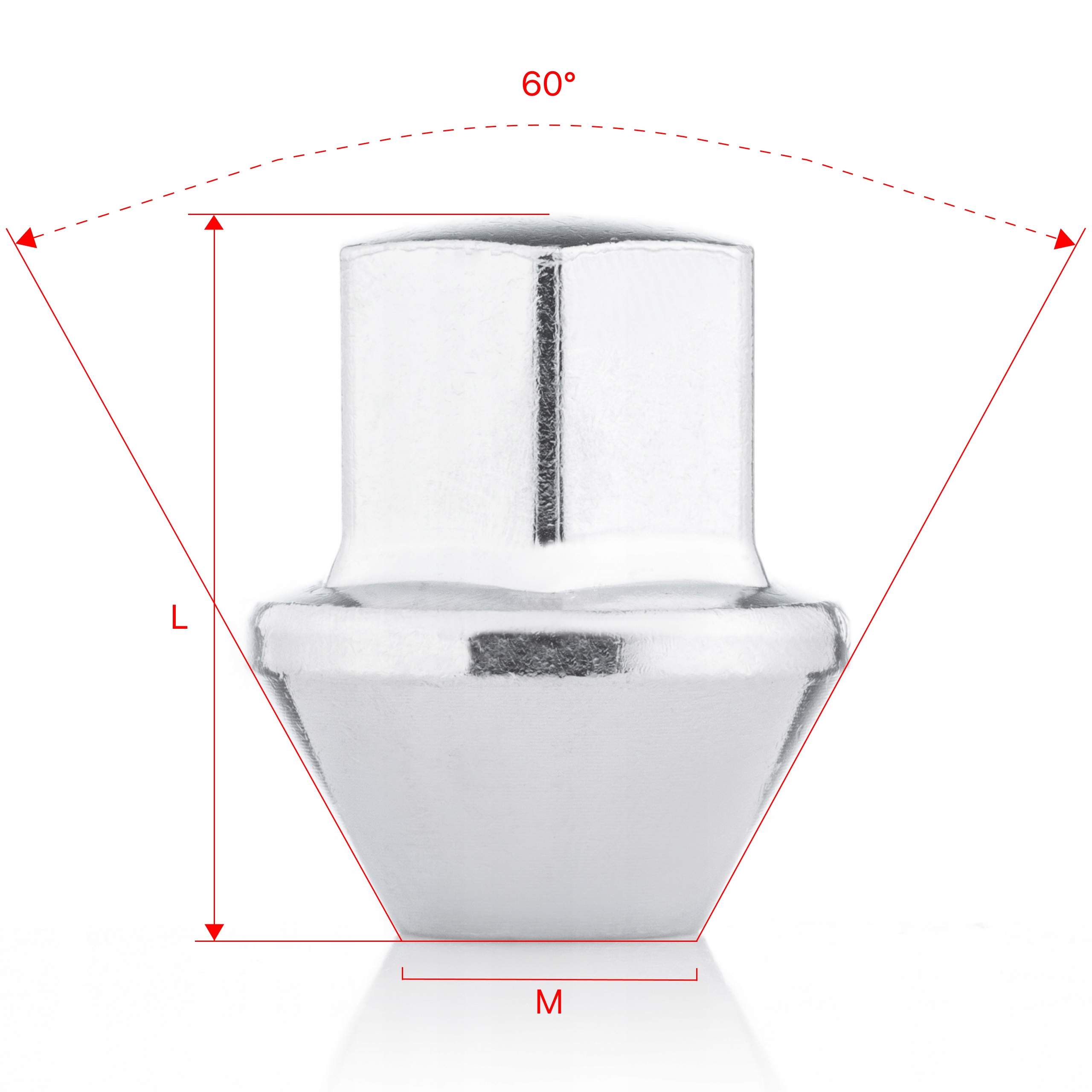 Nakrętki do kół felg M14x1.5x33mm FORD JAGUAR LAND ROVER 1
