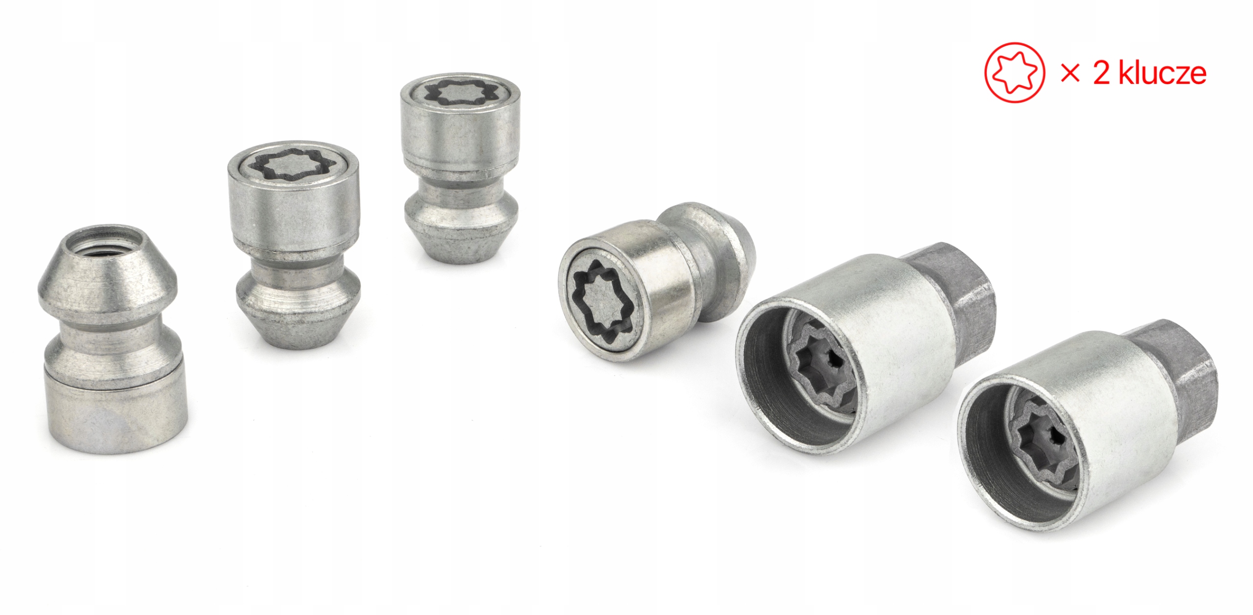 Locking Wheel Nuts 1/2'' UNF 34mm JEEP VOLVO 1