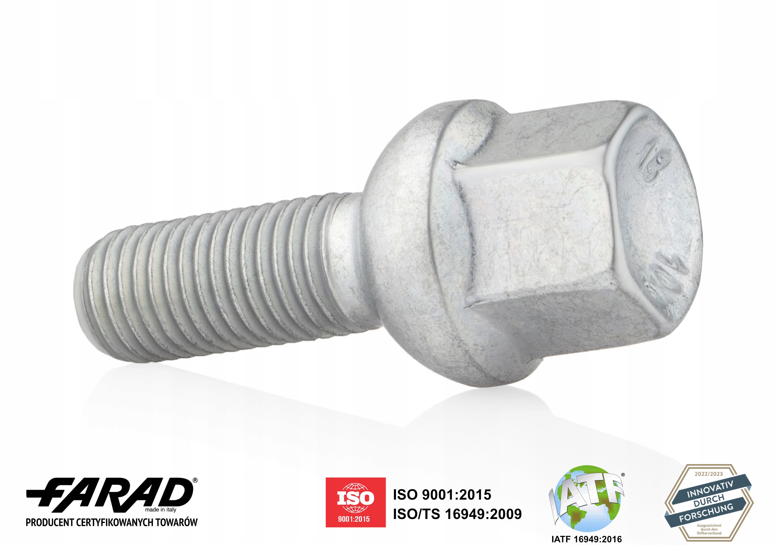 Śruba do felg M12x1.5x28mm SKODA VOLKSWAGEN 1