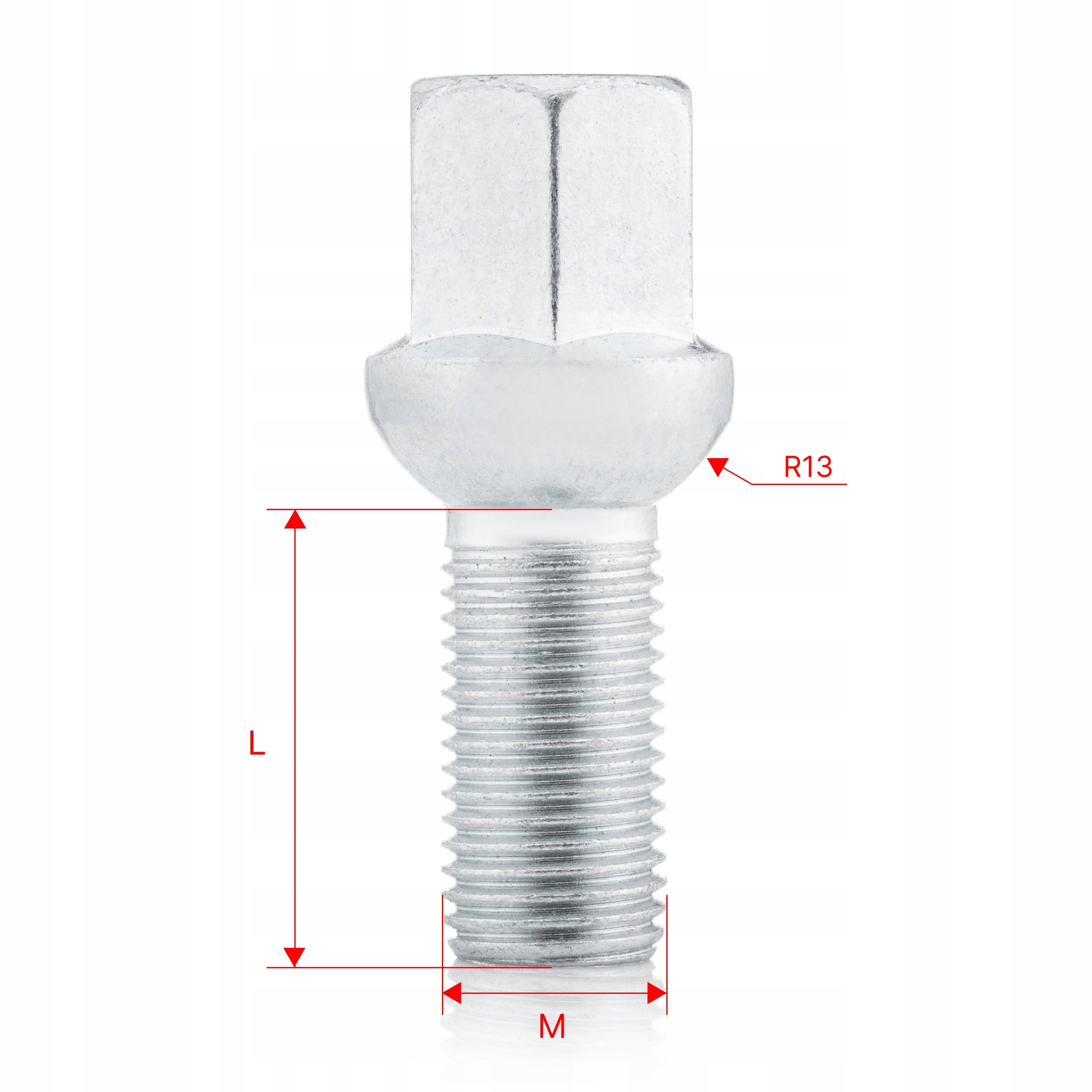 Śruby do felg kół M14x1.5x24mm AUDI CUPRA SEAT SKODA VOLKSWAGEN VW 1