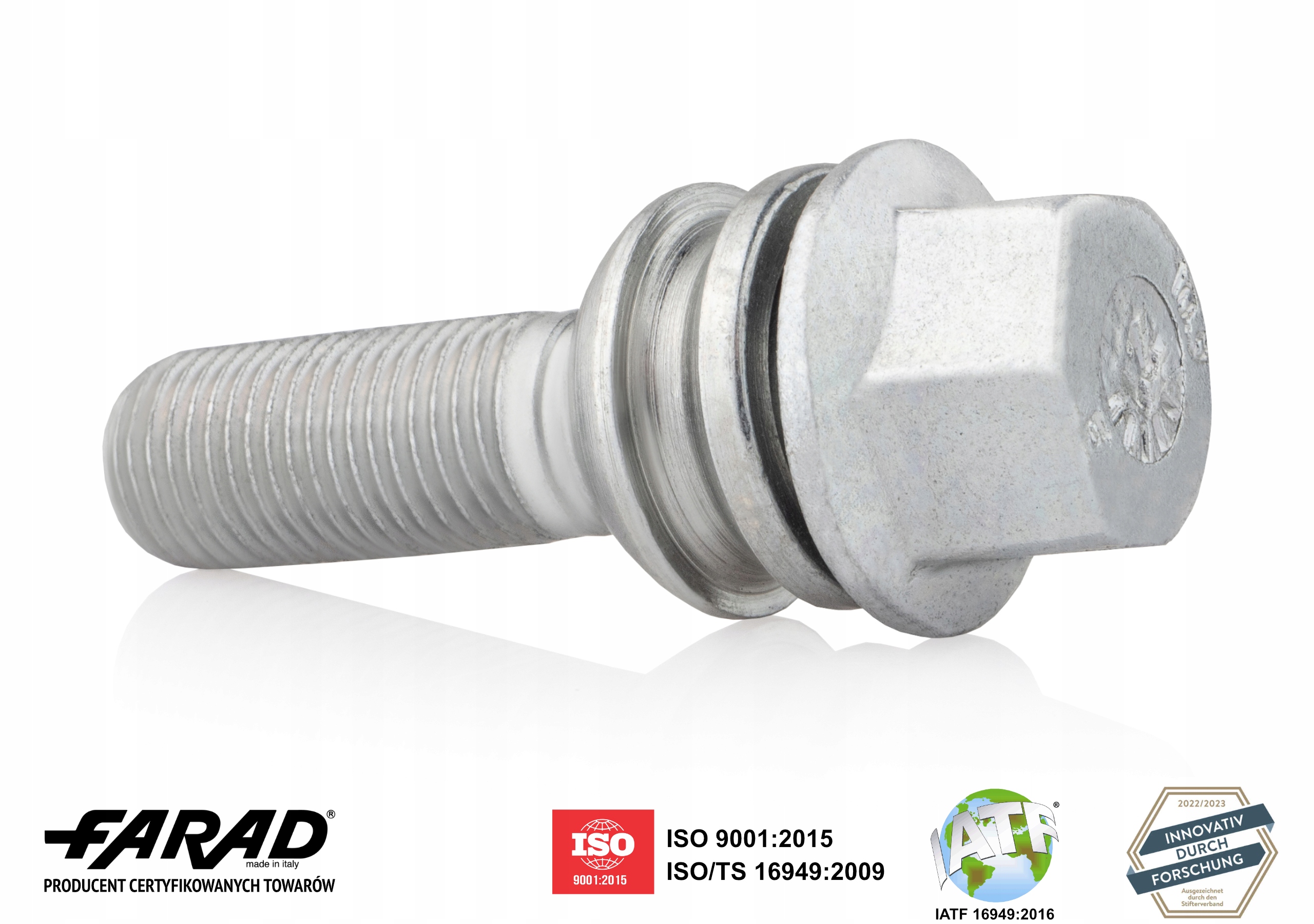 Śruba do kół felg M14x1.5x36mm AUDI PORSCHE VOLKSWAGEN 1