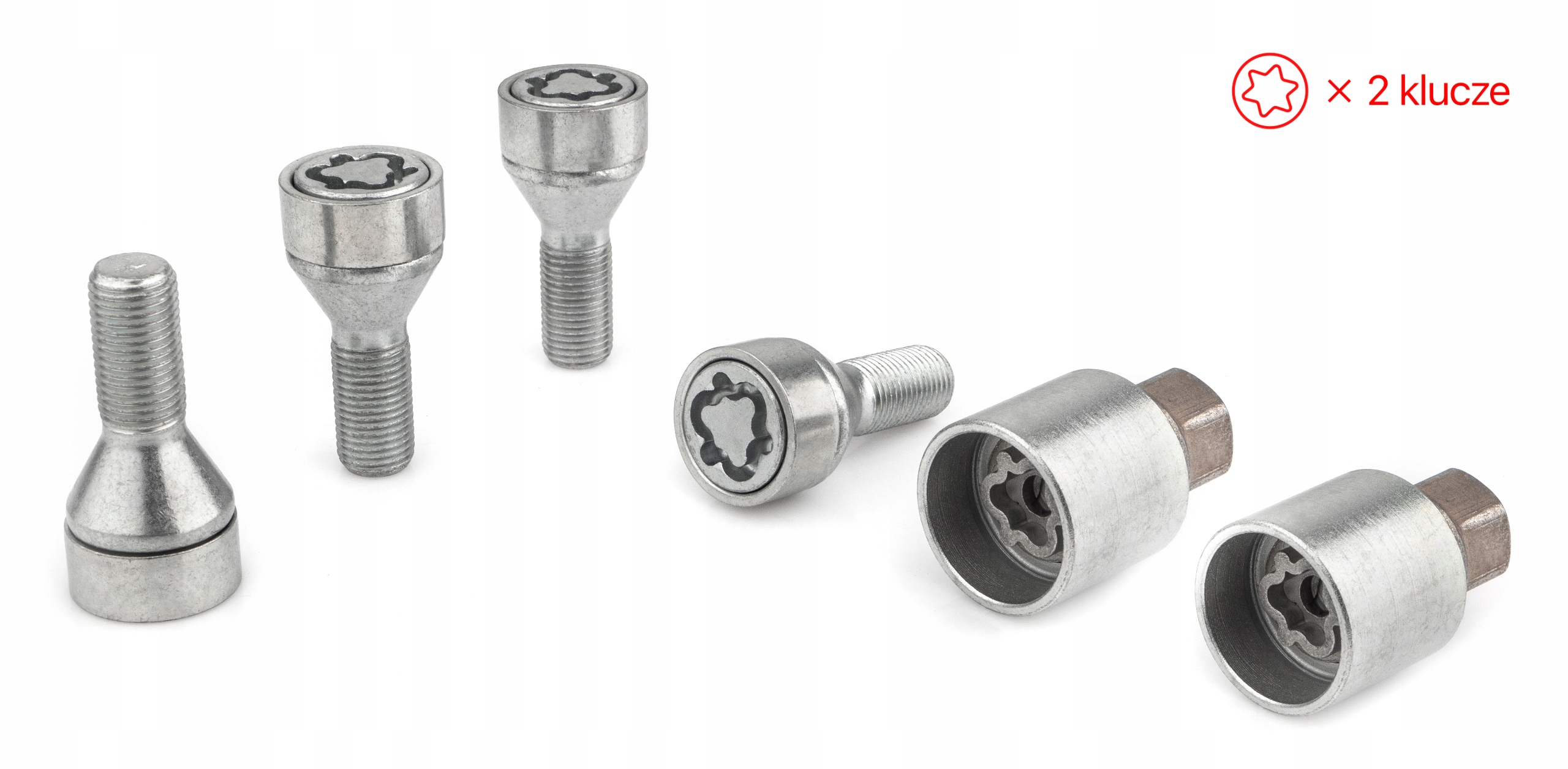 Śruby Zabezpieczające M12x1.25x25mm ALFA ROMEO CITROEN FIAT LANCIA PEUGEOT 1