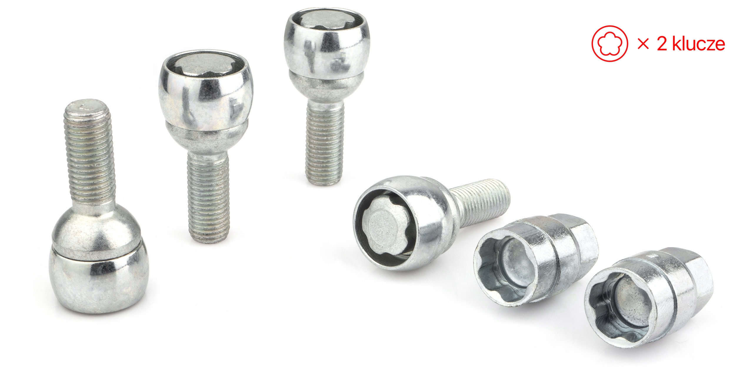 Śruby Zabezpieczające M12x1,5x28mm AUDI SKODA VOLKSWAGEN VW 1