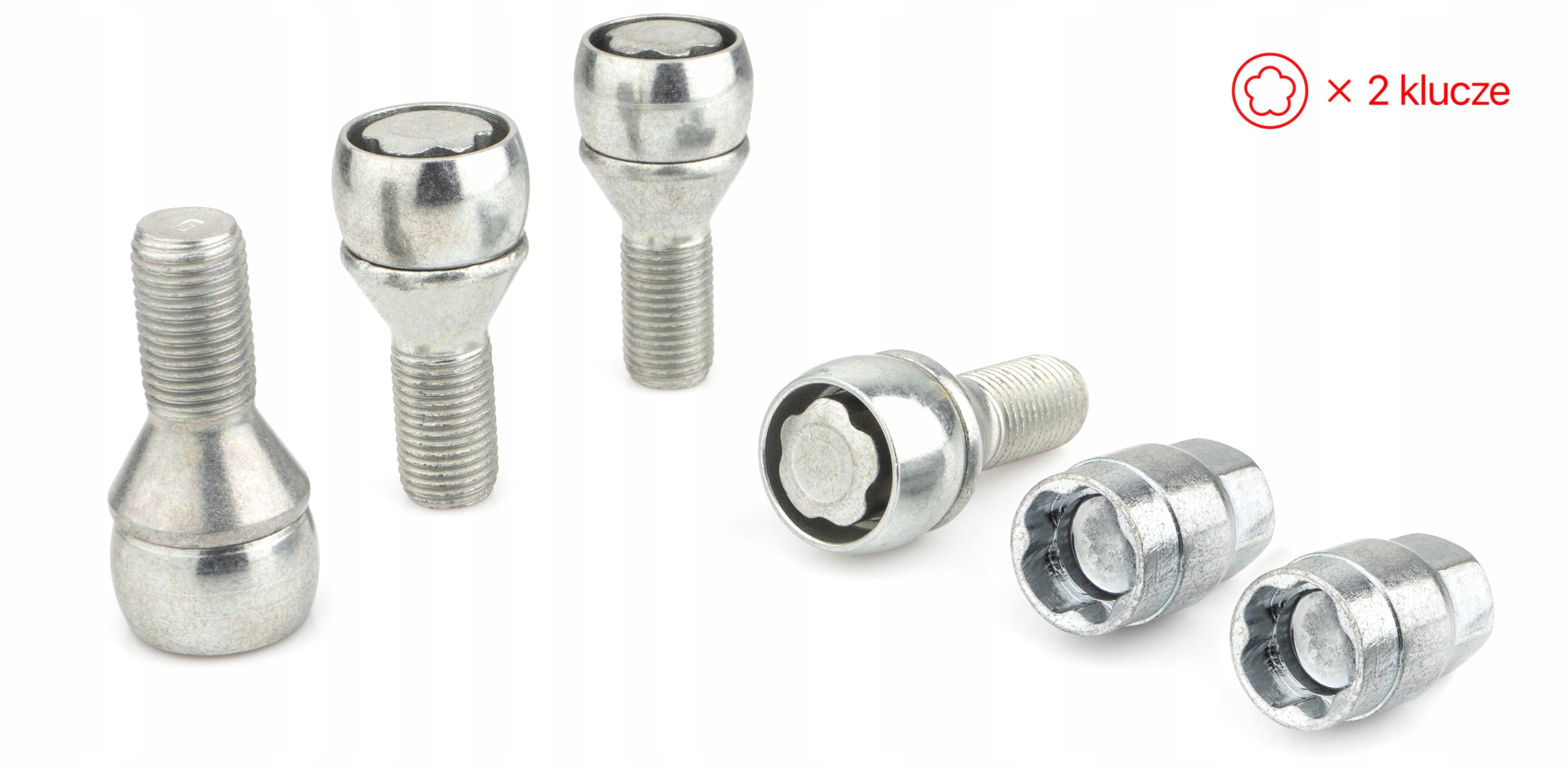 Śruby Zabezpieczające M14x1.5x26mm ALFA ROMEO CITROEN RENAULT 1